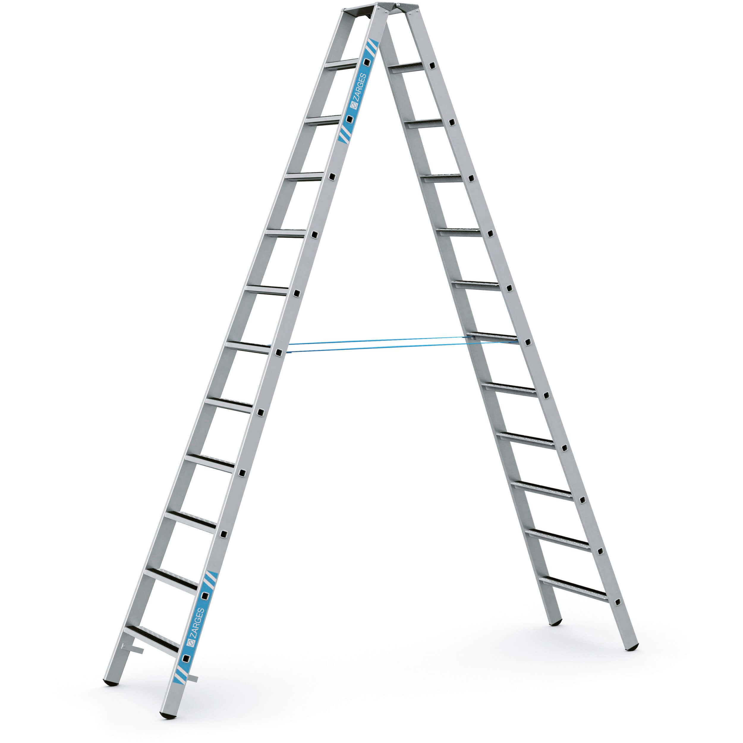 R13step B - LM-Stufen-Stehleiter 2 x 12 Stufen