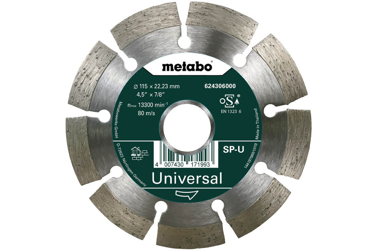 Diamanttrennscheibe - SP - U, 115x22,23 mm (624306000)