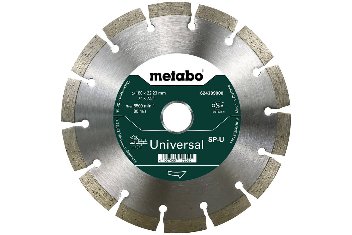 Diamanttrennscheibe - SP - U, 180x22,23 mm (624309000)