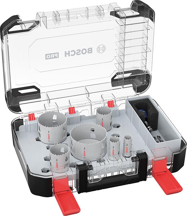 Lochsägen-Set BOSCH PRO PC Plus, 9-teilig, 19/25/38/44/68/83