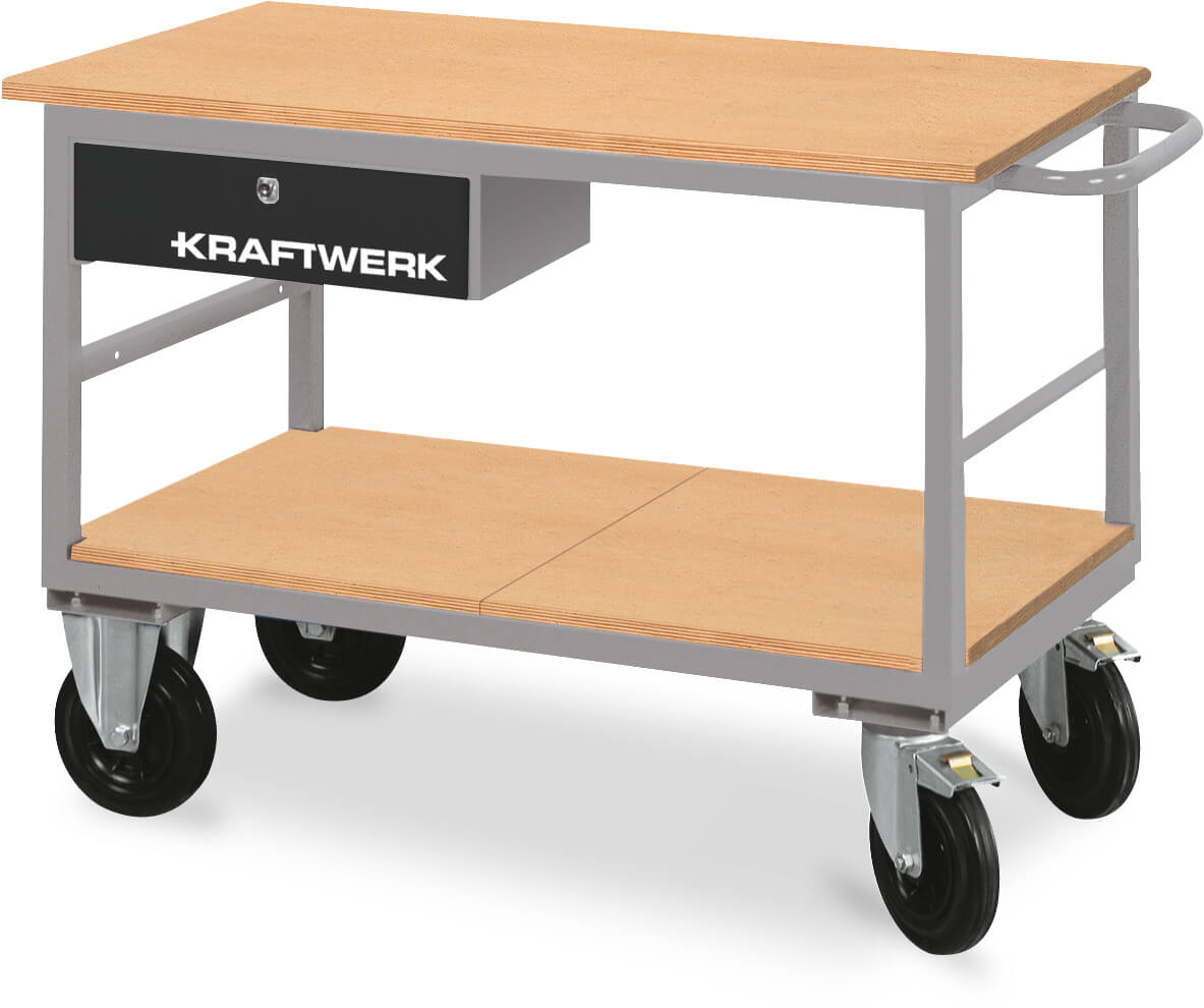Rollwerkbank mit 1 Schublade und 1 Ablageboden