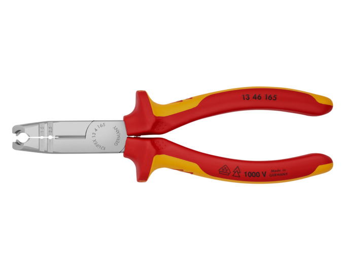 Abmantelungszange Knipex VDE isoliert, Länge: 165mm verchromt