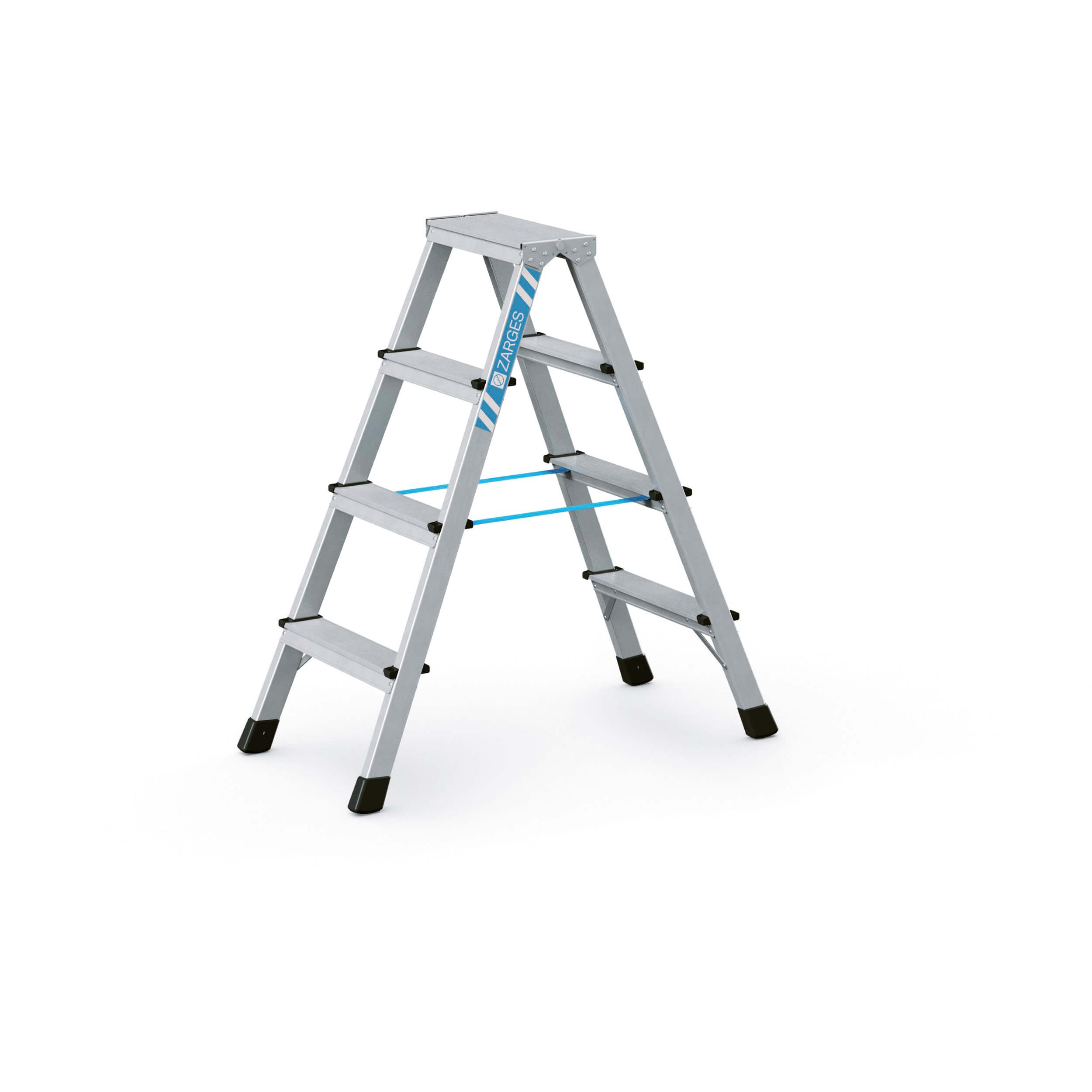 XLstep B - LM-Stufen-Stehleiter 2 x 4 Stufen