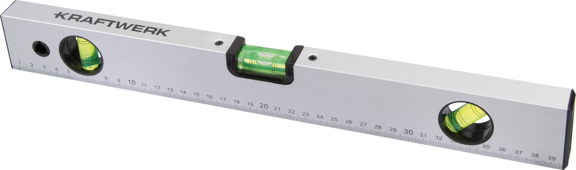 Alu-Hohlprofil-Wasserwaage 400mm 2 Libellen