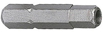 1/4" InSechsk.-Bit 25mm 6mm m.Bohr.,5Stk