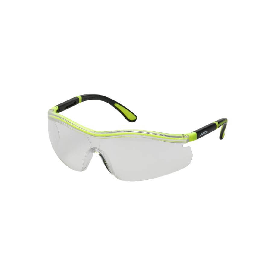 Schutzbrille Neon klar | 6  Stück