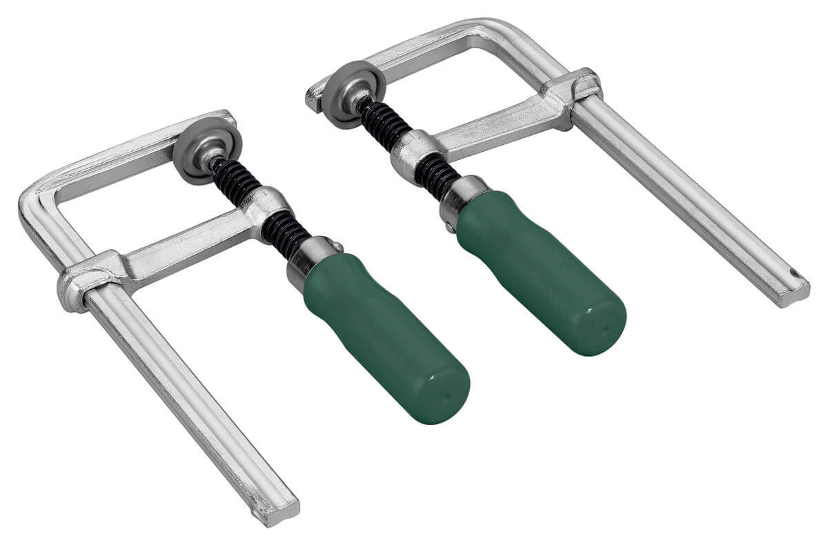 2 Spannbügel für Führungsschiene