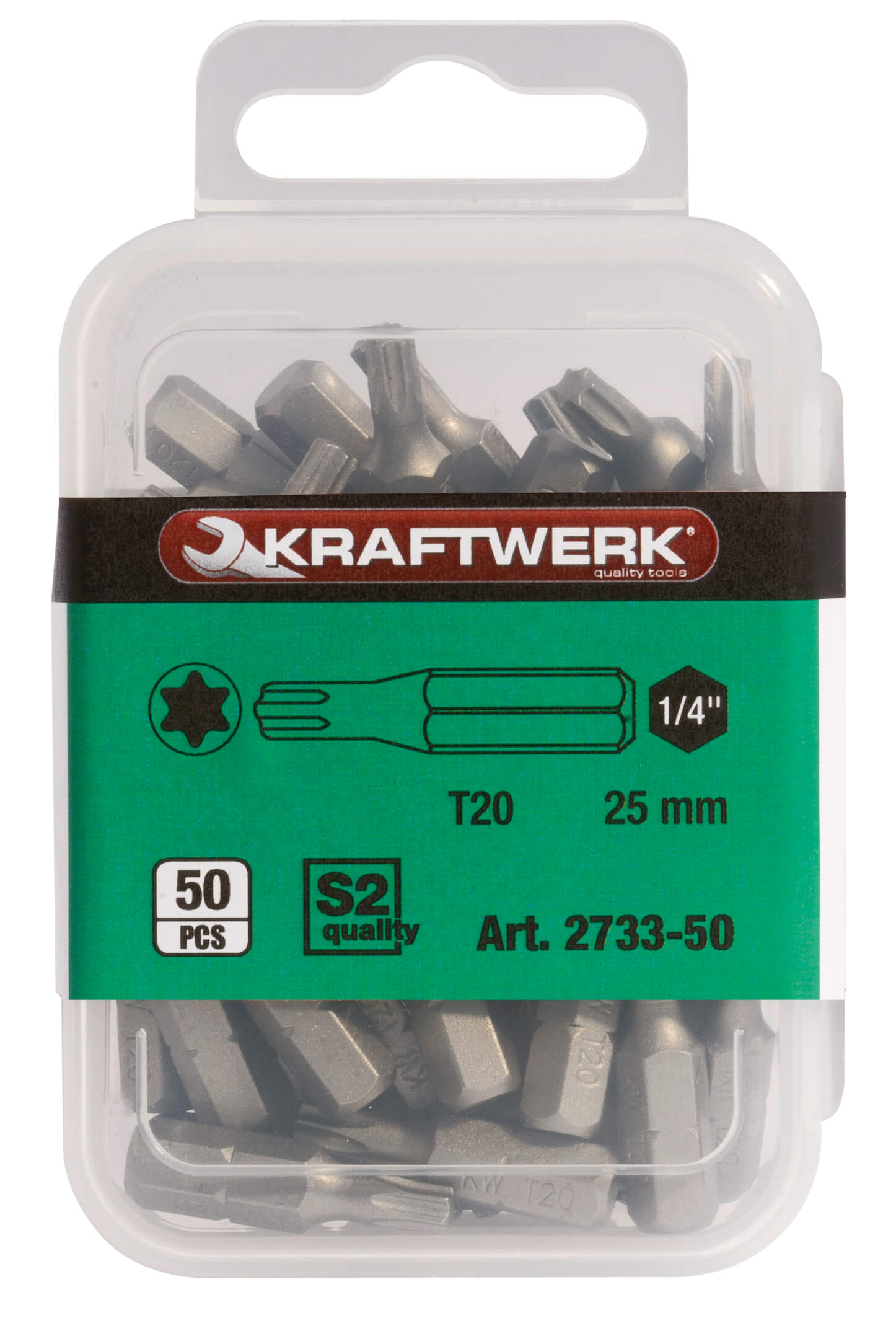 1/4" TX bit 25 mm T40, 50 Stück