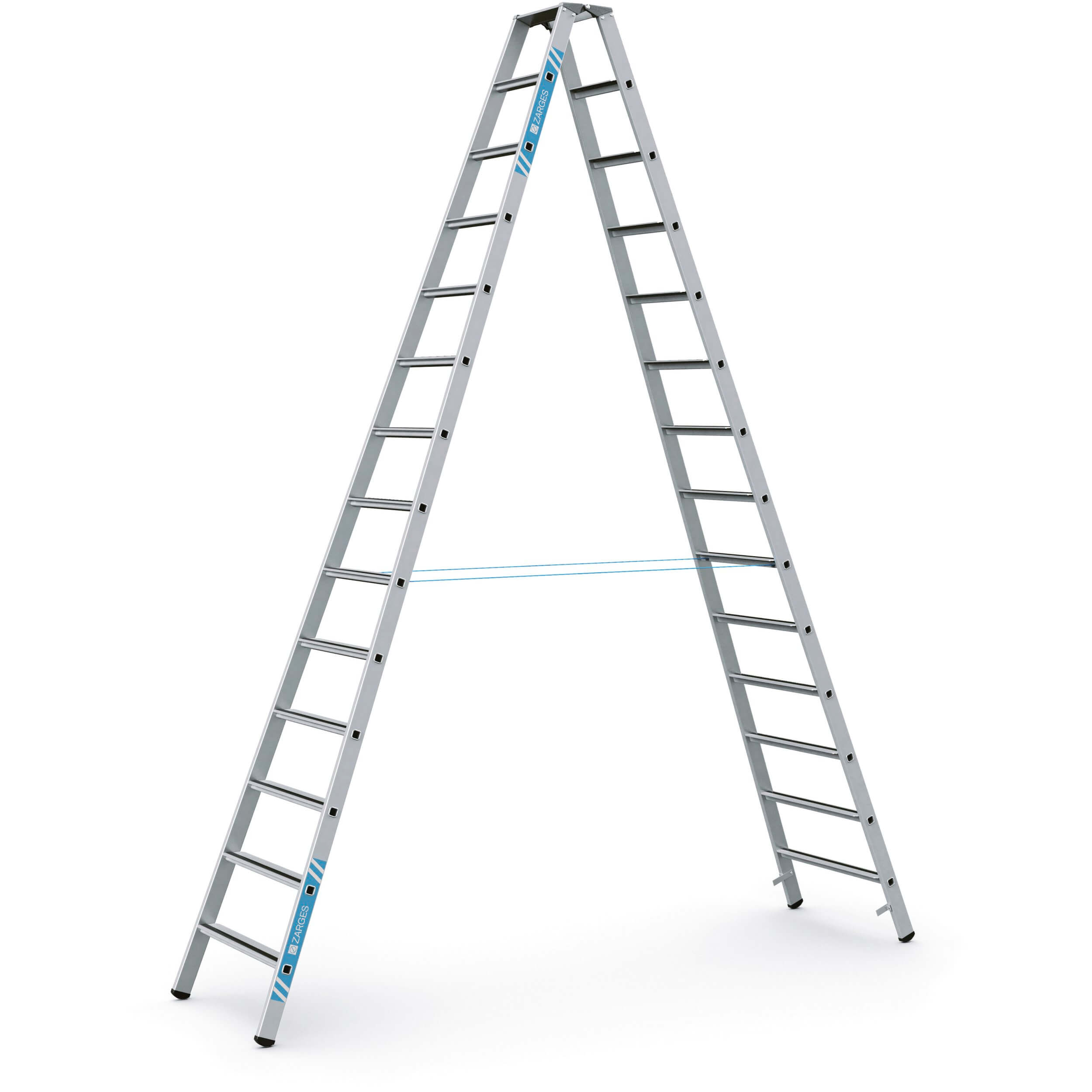 Saferstep B - LM-Stufen-Stehleiter 2 x 14 Stufen