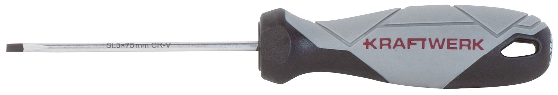 BASIC LINE Schraubendreher Schlitz 3.0 x 75 mm