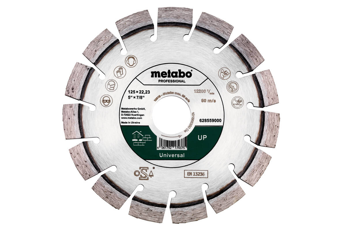 Diamanttrennscheibe 125x22,23mm, "UP", Universal "professional" (628559000)