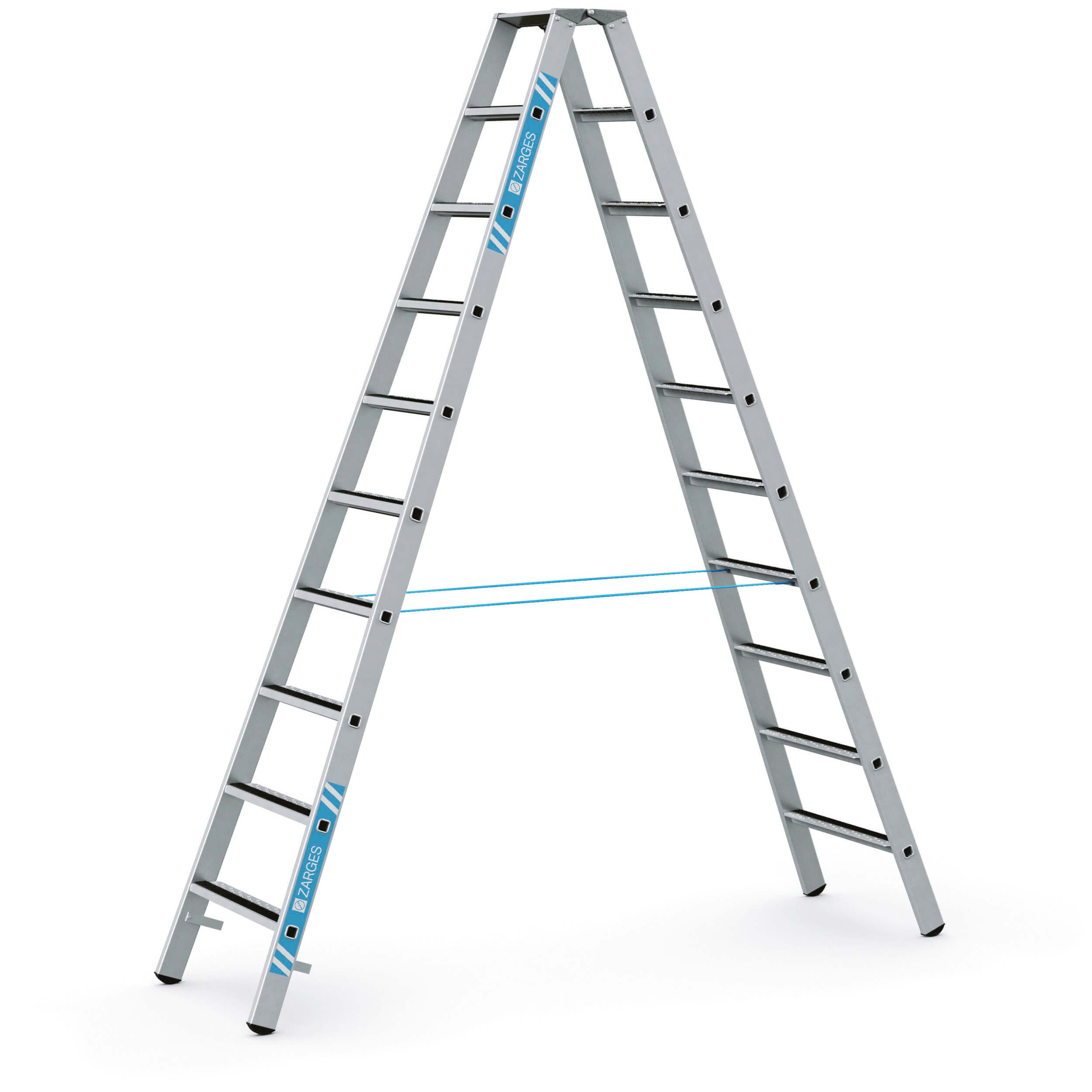 R13step B - LM-Stufen-Stehleiter 2 x 10 Stufen